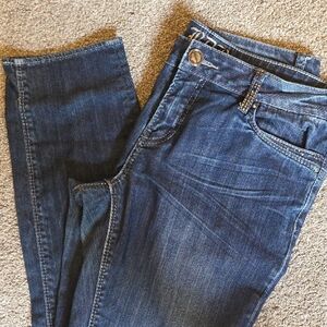 Buffalo David Bitton Dark Blue Straight Leg Jeans